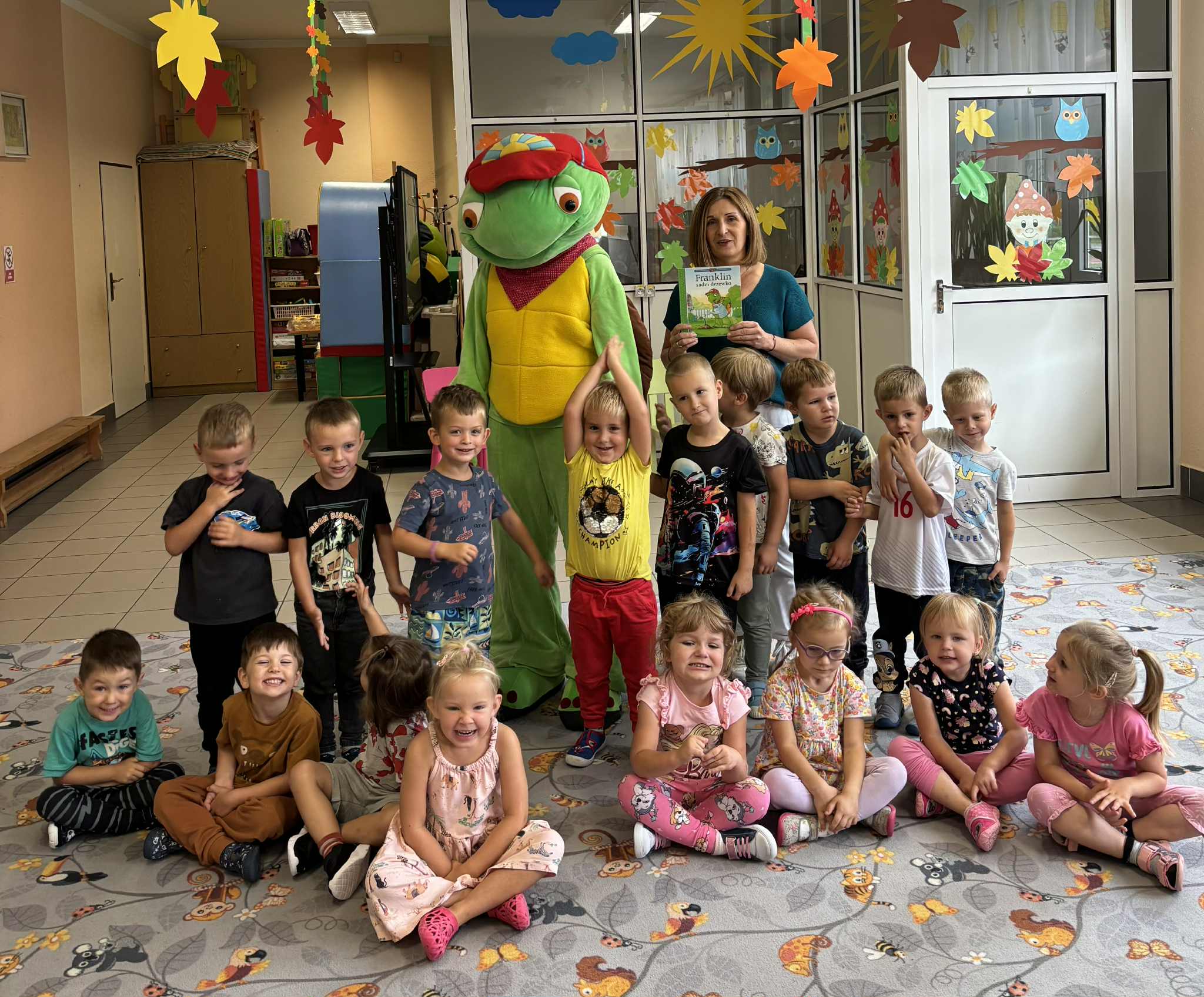 Franklin wśród przedszkolaków w Świerczyńcu