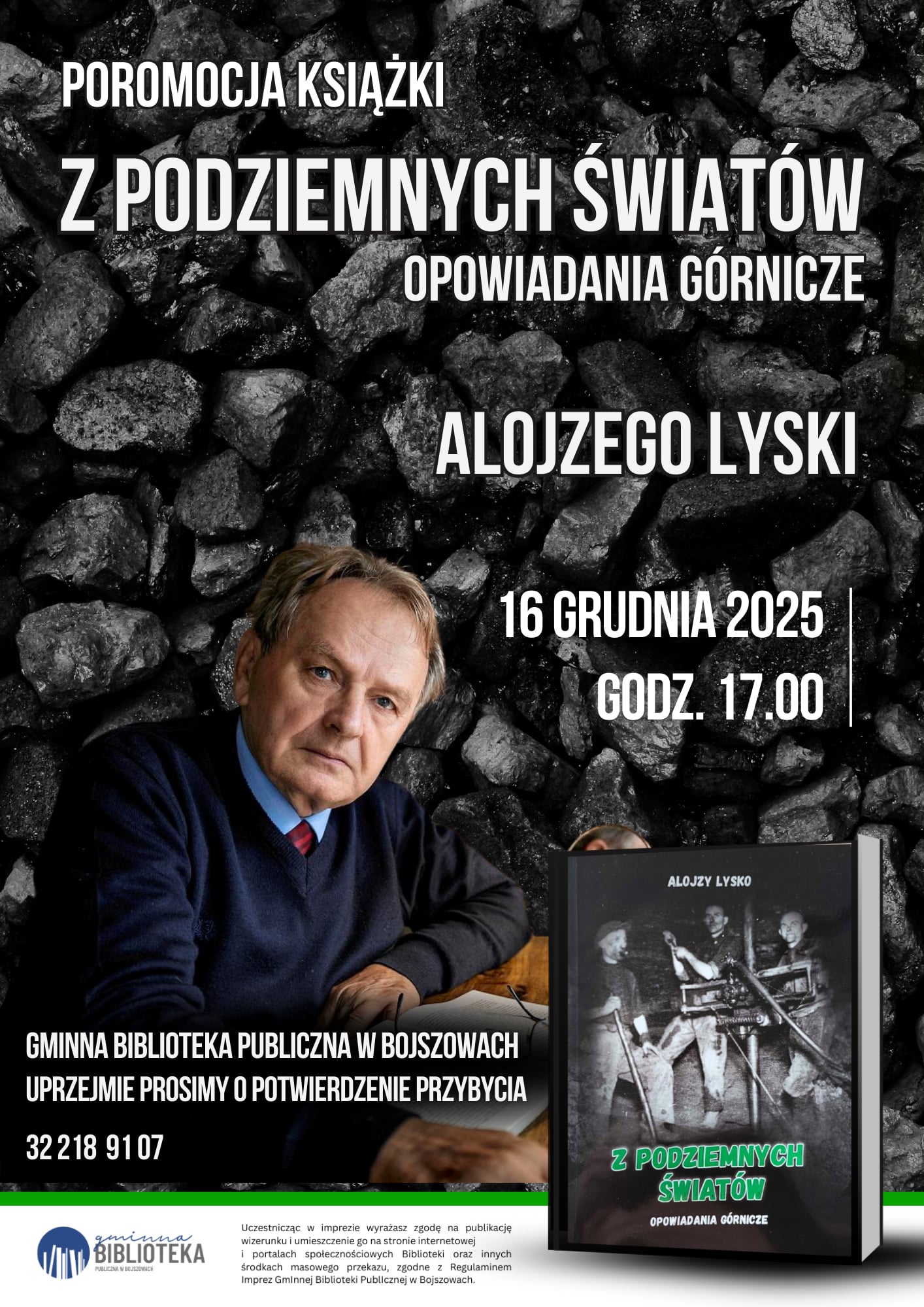 Spotkanie autorskie z Alojzym Lysko-zapraszamy!